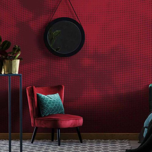 Contemporary wallpaper - NUBULIM - LGD01 décor mural sur mesure - geometric pattern / fabric look / blue