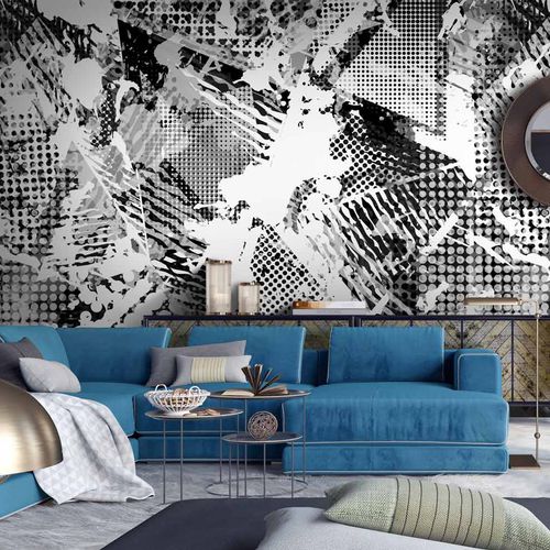 Contemporary wallpaper - ECLAT EC0549 - LGD01 décor mural sur mesure - panoramic / geometric / mosaic look