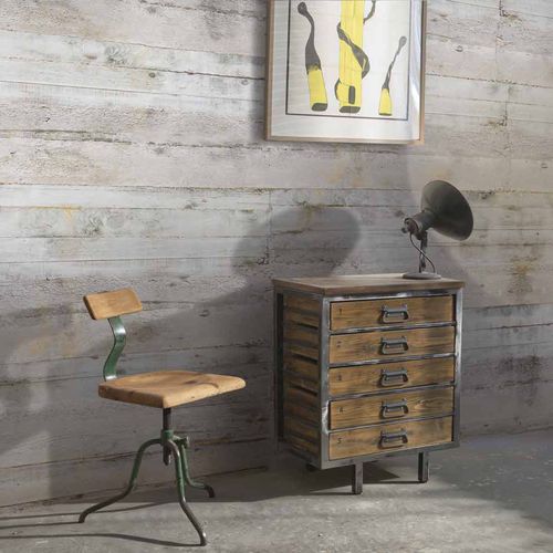 Contemporary wallpaper - COFFRAGE CF9316 - LGD01 décor mural sur mesure - panoramic / wood look / customizable color