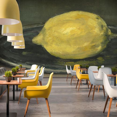 Traditional wallpaper - LE CITRON - LGD01 décor mural sur mesure - patterned / fabric look / customizable color