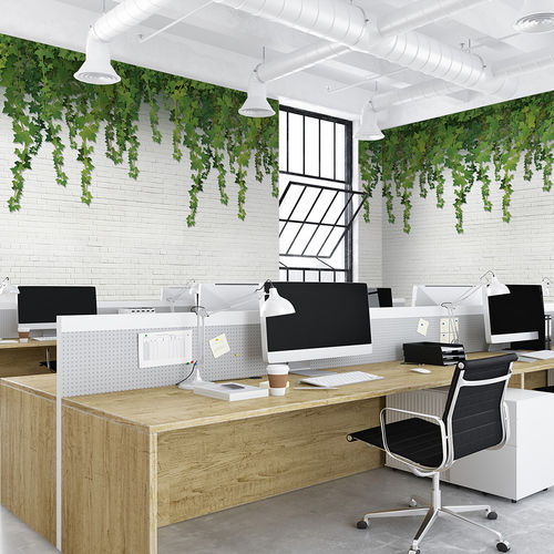 Contemporary wallpaper - HERBERA HB4301 - LGD01 décor mural sur mesure - nature pattern / panoramic / urban motif