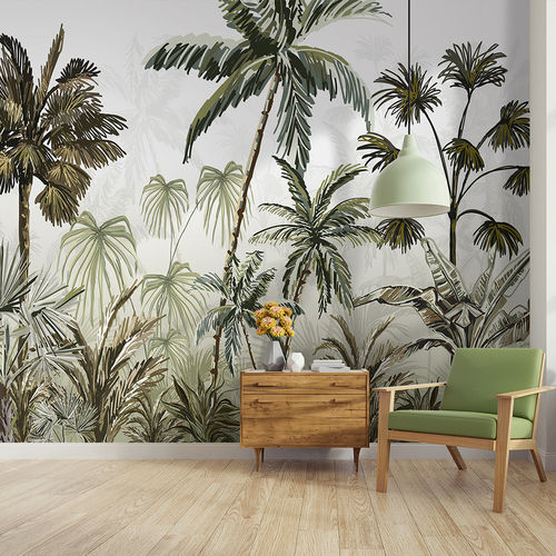 Contemporary wallpaper - EQUATOR EQ1807 - LGD01 décor mural sur mesure - nature pattern / floral / customizable