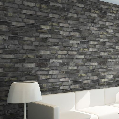 Traditional wallpaper - BRIQUES BRD54 - LGD01 décor mural sur mesure - patterned / imitation brick / customizable color