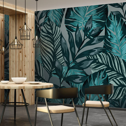 Contemporary wallpaper - FOLIUM FL1405 - LGD01 décor mural sur mesure - nature pattern / floral / panoramic