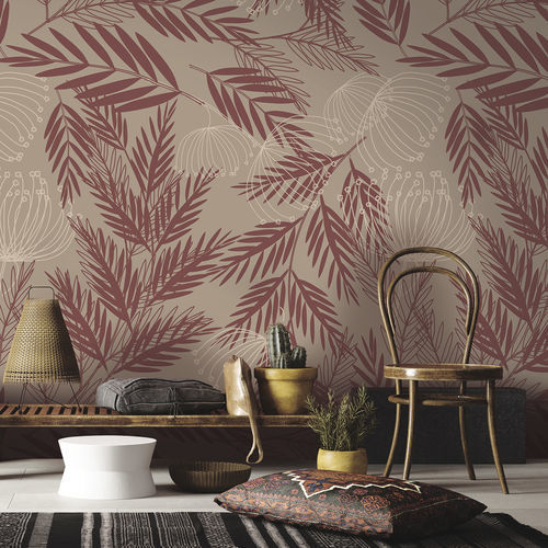 Contemporary wallpaper - JUBEA JB7095 - LGD01 décor mural sur mesure - nature pattern / floral / panoramic