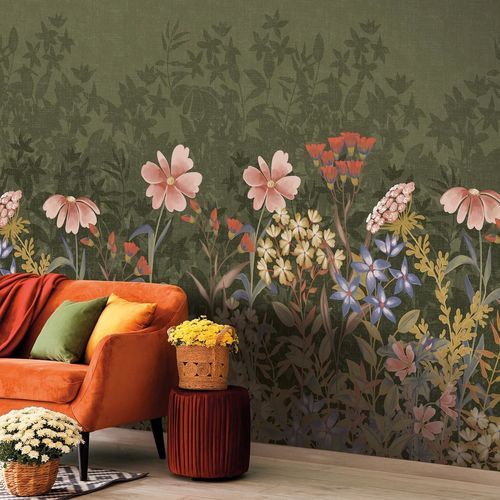 Provence wallpaper - CALANDRA - LGD01 décor mural sur mesure - nonwoven fabric / polyester / nature pattern