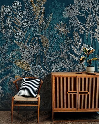 Nautical wallpaper - NAUTILYS - LGD01 décor mural sur mesure - polyester / nonwoven fabric / panoramic