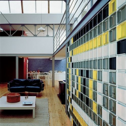 Corner glass brick - PEGASUS - ROUVIERE - rectangular / square / curved