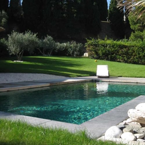 Concrete swimming pool coping - L – GRÉSÉ - ROUVIERE - corner