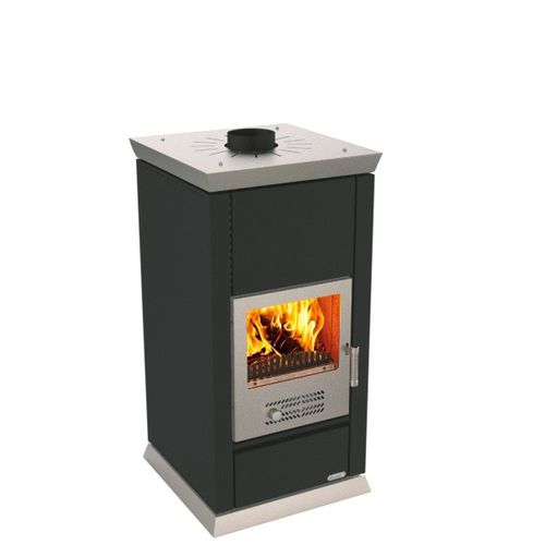 Wood heating stove - TS 60 SF - RIZZOLI - 5 kW...10 kW / contemporary / metal