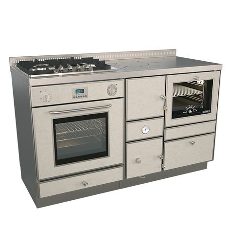 Wood range cooker - RTE 140 COMBI - RIZZOLI - commercial / for boiler