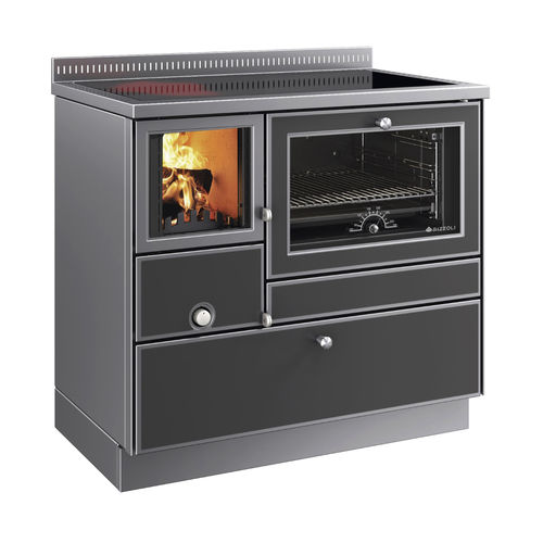 Wood range cooker - RVE 90 - RIZZOLI - 1 burner / 1 oven / Class A+