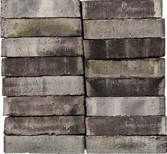Brickwork cladding - D29 - Petersen Tegl - terracotta / textured / decorative