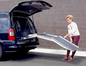 Handicapped access ramp - REAR DOOR - Handi-Ramp - portable