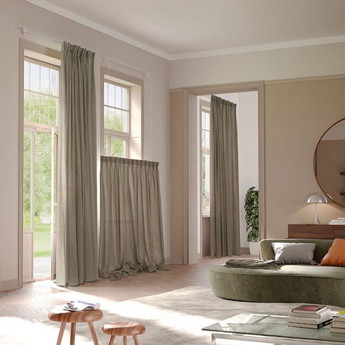 Ceiling mounted curtain track - LIFT - MOTTURA SpA - wall-mounted / cord-operated / manual