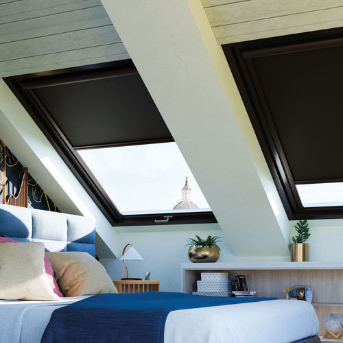 Boxed roller blinds - ROLLBOX FRAMES - MOTTURA SpA - for window / for roof windows / fabric