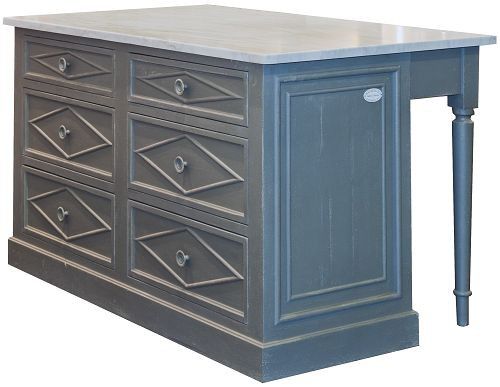 Traditional kitchen - DIRECTOIRE - PROVENCE & FILS - wooden / island / with handle