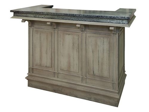 Wooden reception desk - LA COUPOLE - PROVENCE & FILS - for bar