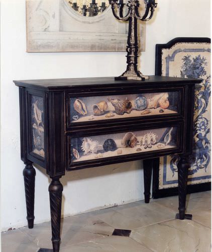 Traditional chest of drawers - COQUILLAGES - PROVENCE & FILS - wooden / not specified / black