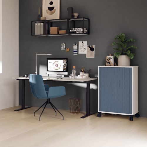 Contemporary chair - TIVOLI - ASSMANN BÜROMÖBEL GMBH & CO. KG - indoor / fabric / wood