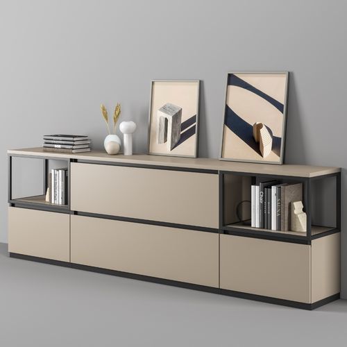 High sideboard - INTAVIS - ASSMANN BÜROMÖBEL GMBH & CO. KG - contemporary / wooden / with drawers