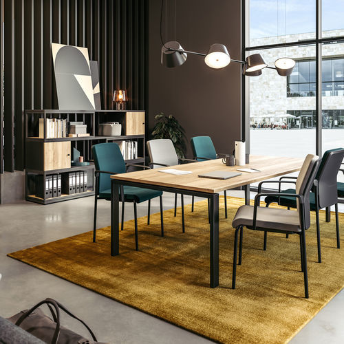 Self-supporting shelving system - CUBAS - ASSMANN BÜROMÖBEL GMBH & CO. KG - contemporary / wooden / metal