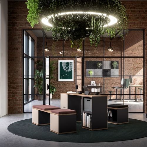 Self-supporting storage system - CUBAS | FLEX - ASSMANN BÜROMÖBEL GMBH & CO. KG - contemporary / wooden / commercial