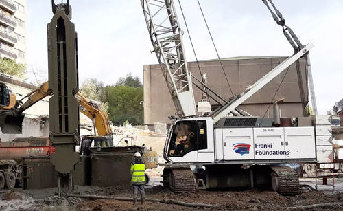 Cast pile - BARRETTE - FRANKI FOUNDATIONS BELGIUM - concrete / foundation
