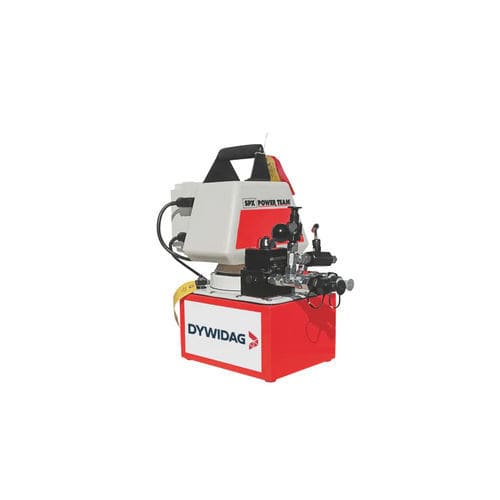 Oil pump - DYWIDAG-Systems International (DSI) - hydraulic motor / aluminum / steel