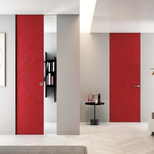 Interior door - AURIGA - Bertolotto Porte - tempered glass / sliding / swing