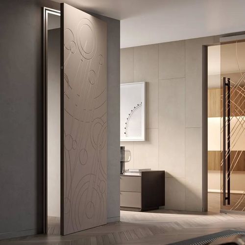 Interior door - PEGASO INDIVIDUAL - Bertolotto Porte - MDF / tempered glass / two-way