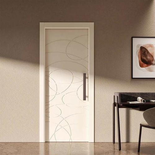 Interior door - NATURA MISTRAL - Bertolotto Porte - plant fiber / MDF / swing