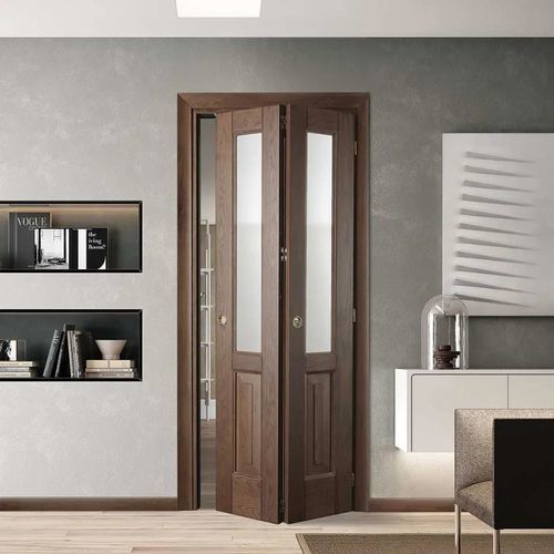 Interior door - SERIE 7 V - Bertolotto Porte - solid wood / oak / walnut