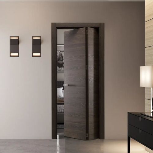 Interior door - MATERIK 111M - Bertolotto Porte - melamine / folding / contemporary