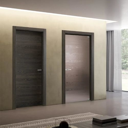 Interior door - MATERIK 111M BRUNO - Bertolotto Porte - MDF / melamine / sliding