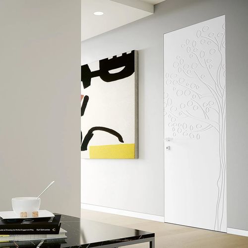 Interior door - MASSIMA NATURA - Bertolotto Porte - aluminium / wooden / two-way