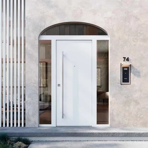 Entry door - REGULAR - Bertolotto Porte - aluminium / plastic / PVC