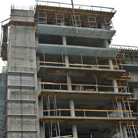 Panel curtain wall - Heberger System-Bau - reinforced concrete