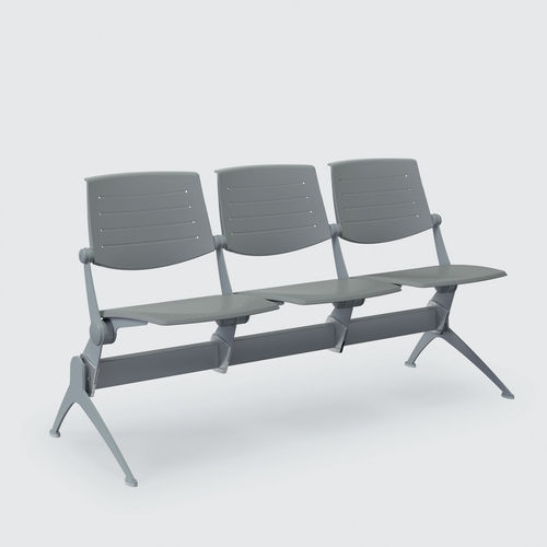 Steel beam seater - ZERO9 CONTRACT - Aresline - nylon / polypropylene / beech