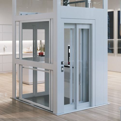 Electric elevator - H300  - ThyssenKrupp Fahrtreppen - home / panoramic / indoor