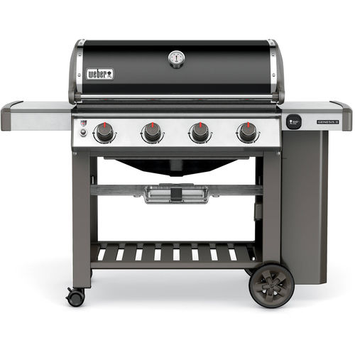 Gas barbecue - GENESIS® II E-410 GBS® - Weber EUROPE - on casters / cast aluminum / steel