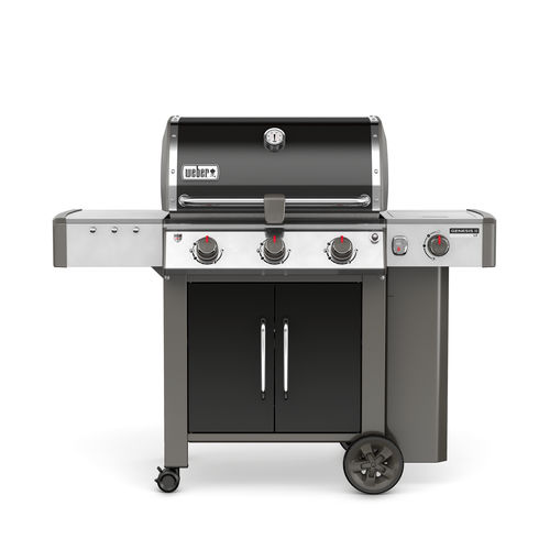 Gas barbecue - GENESIS® II LX E-340 GBS® - Weber EUROPE - on casters / cast aluminum / steel