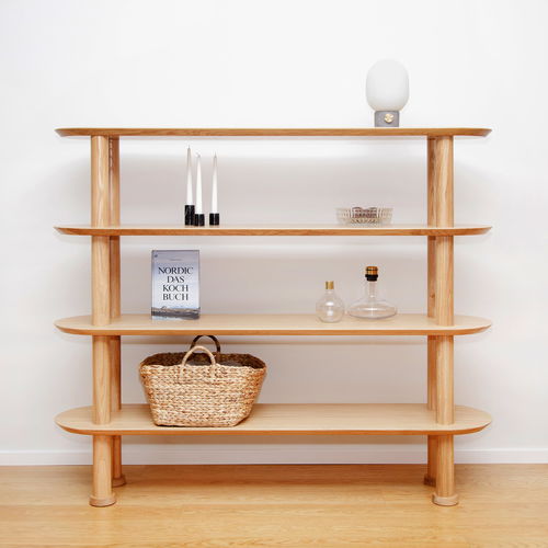 Scandinavian design shelf - CRAFT BATON - Hans Hansen Furniture - oak