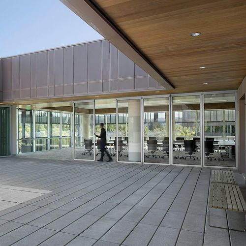 Sliding and stacking patio door - HSW60 - NanaWall - folding / aluminum frame / double-glazed