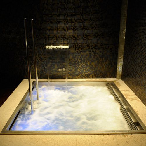 Built-in swim spa - Freixanet Wellness - rectangular / multiplace / stainless steel