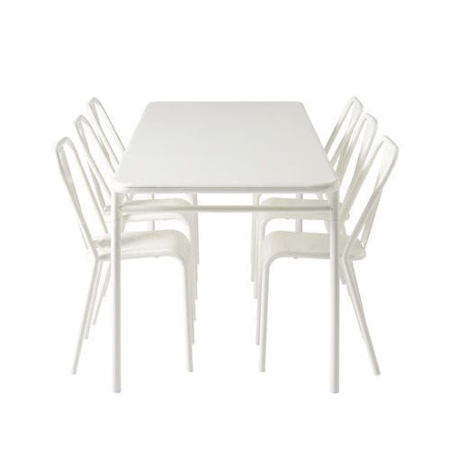 Design table - Monacale T37 - TOLIX - steel / painted steel / steel base