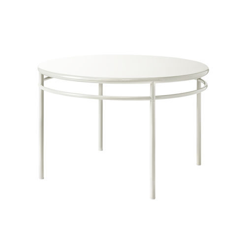 Design table - T37 - TOLIX - painted steel / steel base / round