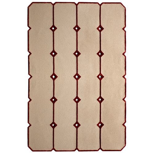 Original design rug - Cut Out - indikon srl - geometric pattern / New Zealand wool / Tencel®