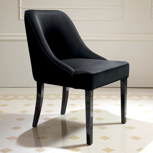 Traditional armchair - VICKY - DOM edizioni - fabric / black