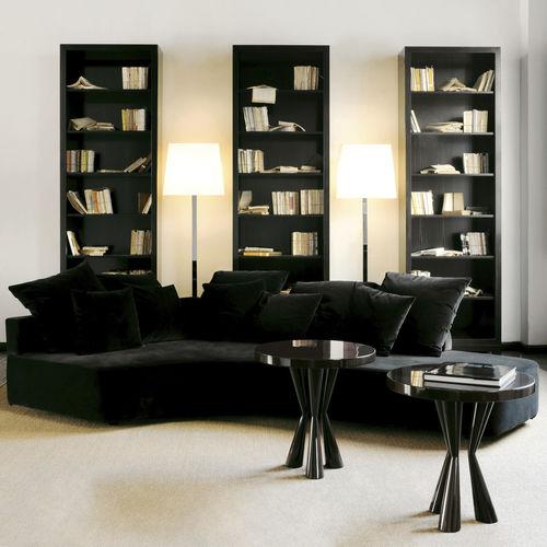 Corner sofa - PIANOFORTE - DOM edizioni - contemporary / fabric / black